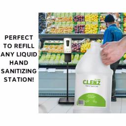 Alpine Industries Clenz Commercial Instant Liquid Hand Sanitizer, 80% Alcohol, 1 Gallon (4-Pack) thumbnail 5