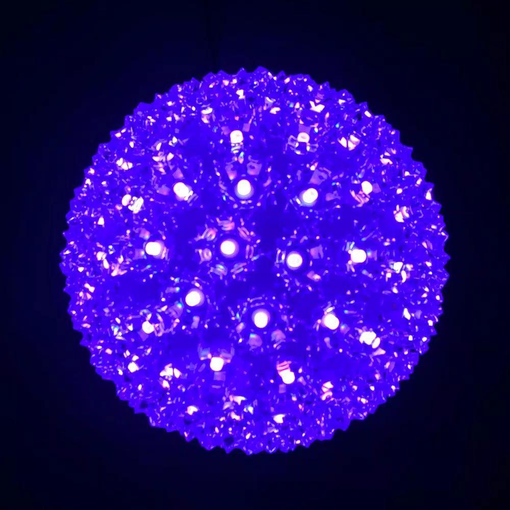 HOLIDYNAMICS HOLIDAY LIGHTING SOLUTIONS 7.5 in. Dynamic RGB Premier Orb - Multi-Color LED Lighted Sculpture