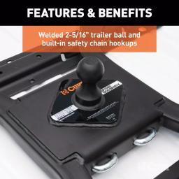 CURT Spyder CURT 5th Wheel Rail Gooseneck Hitch - 2-5/16" Ball thumbnail 9