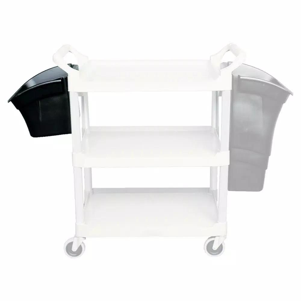 Rubbermaid Commercial Products 4 Gal. Black Utility Bin, High-Density Polyethylene Storage Pan