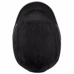 Skullerz 8955 Micro Brim Black Lightweight Vented Bump Cap Hat thumbnail 2