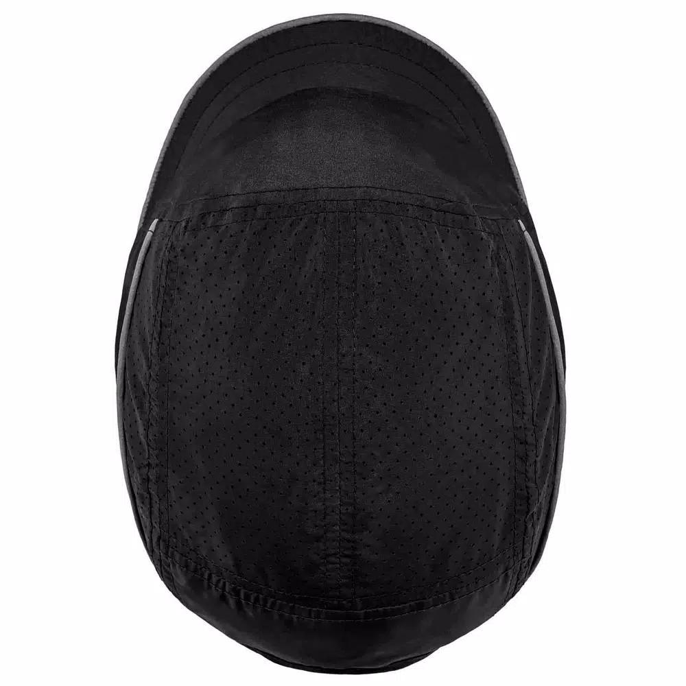 Skullerz 8955 Micro Brim Black Lightweight Vented Bump Cap Hat