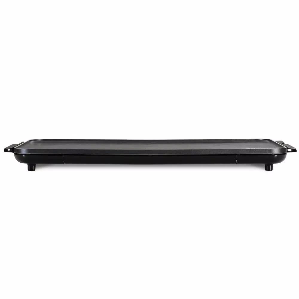 Presto SlimLine 286 sq. in. Black Electric Griddle with Temperature Sensor and Non-Stick Surface
