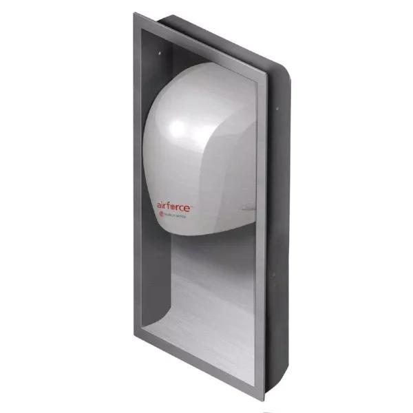 World Dryer Corporation World Dryer Airforce Recess Kit - Brushed Stainless Steel - ADA Compliant Upgrade