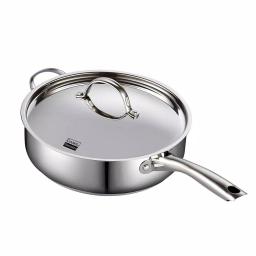 Cooks Standard 5 Qt. Stainless Steel Saute Pan with Lid thumbnail 1