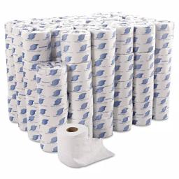 GEN 2-Ply White Wrapped Bath Tissue, 420 Sheets per Roll, 96 Rolls per Carton thumbnail 2