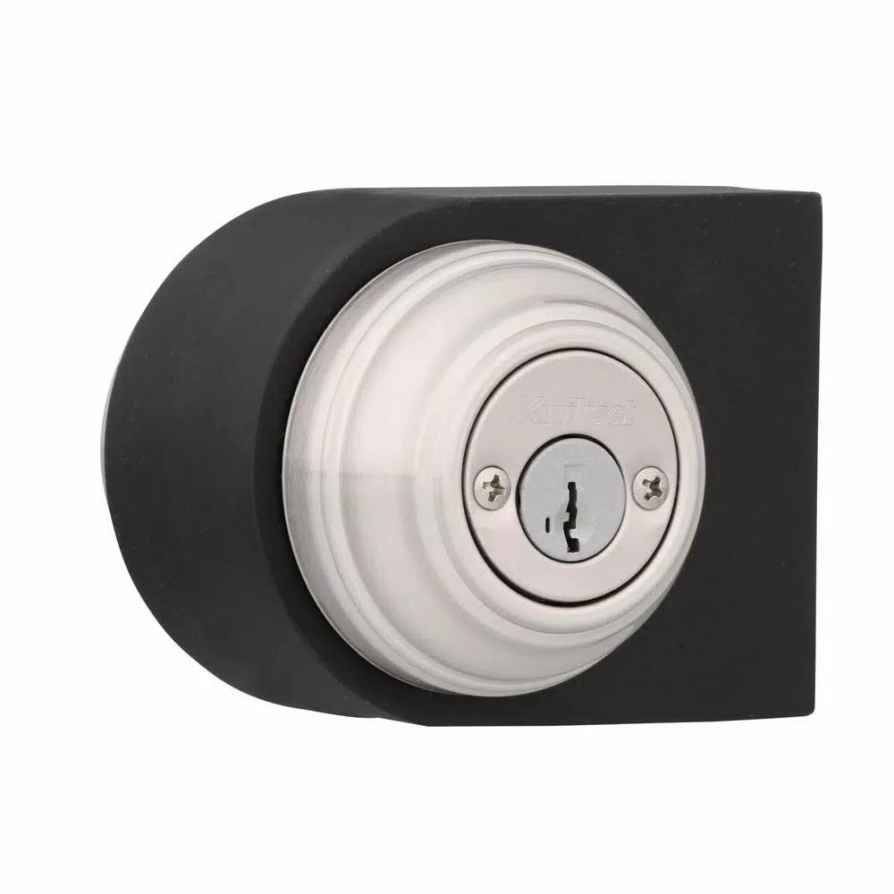 Kwikset 980 Satin Nickel Double Cylinder Deadbolt with SmartKey Security