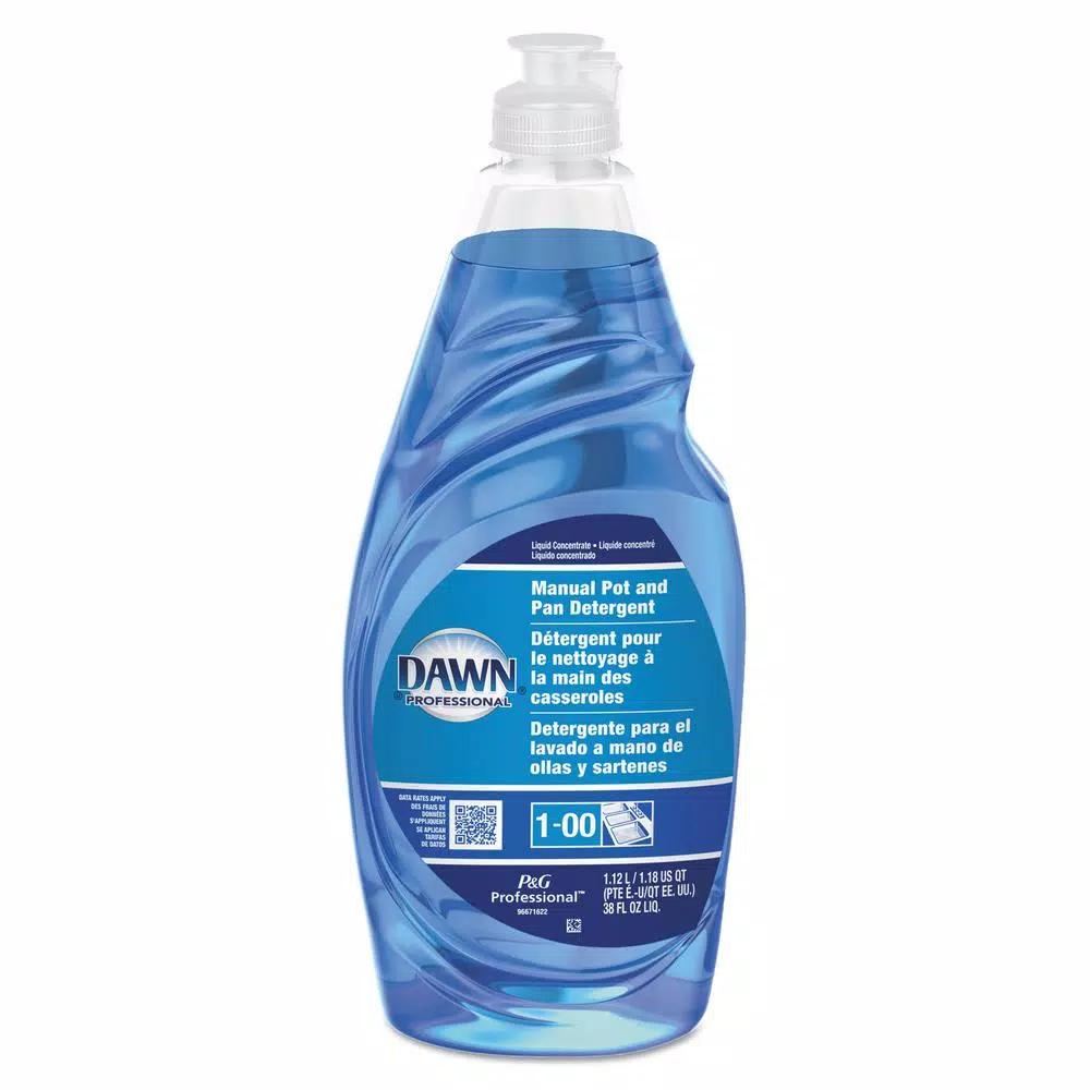 Dawn Floral Scent Manual Pot and Pan Dish Detergent Liquid, 38 oz. (Case of 8)