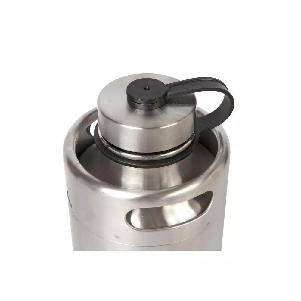 Manna 64 oz. Stainless Steel Double Wall Vacuum-Sealed Keg Growler