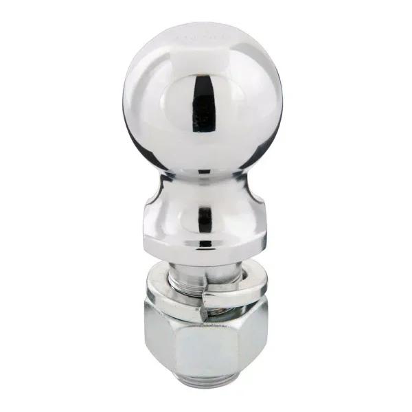 TowSmart 2 in. Chrome Hitch Ball, 5,000 lb. Capacity, 1 in. x 2 in. Shank