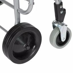 Polder Superlight Shopping Cart, Lightweight Aluminum Grocery & Utility Cart with 360° Swivel Wheels thumbnail 6