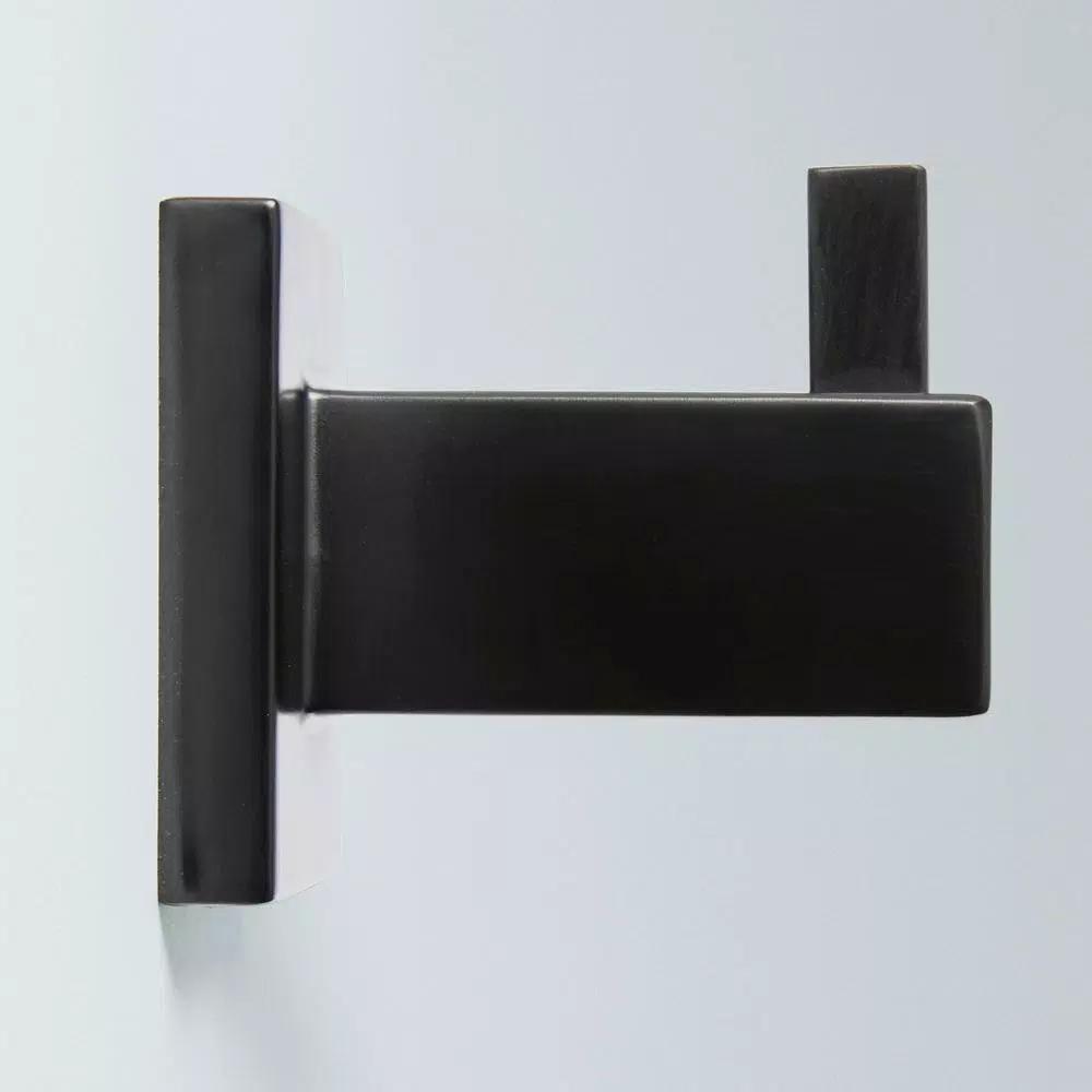 Glacier Bay Farrington Single Robe Hook, Matte Black