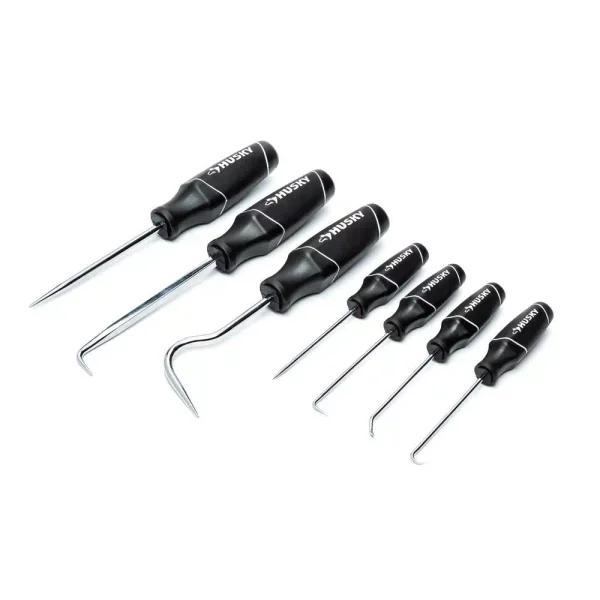 Husky 7-Piece Hook and Pick Set with Ergonomic Handles