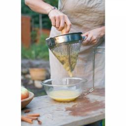 Weston Stainless Steel Cone Strainer and Pestle Set with Chrome Support Stand thumbnail 5