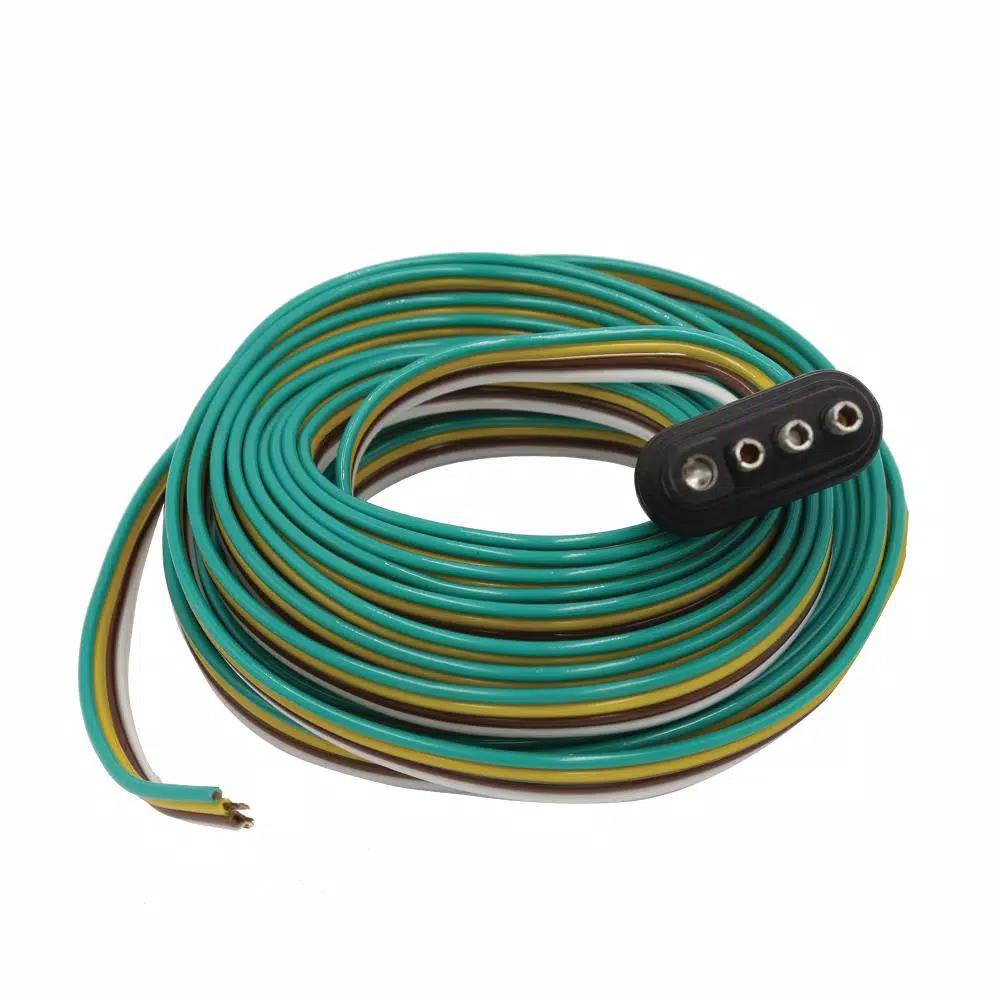 TowSmart 21 ft. 4-Way Flat Trailer Electrical Connector Cable