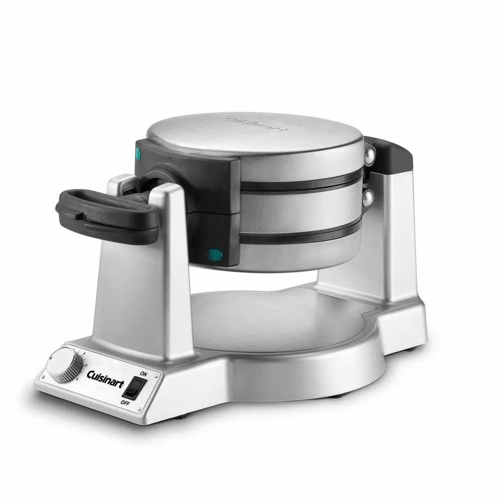 Cuisinart Belgian Waffle Maker, Stainless Steel Flip Waffle Iron with 6 Browning Settings
