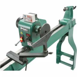 Grizzly Industrial 16 in. x 46 in. Wood Lathe with 2 HP Motor and Digital DRO Spindle Tachometer thumbnail 5