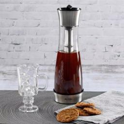 Mr. Coffee Uber Caff 5-Cup Cold Brew Coffee Maker with Borosilicate Glass Pitcher and Stainless Steel Filter thumbnail 2