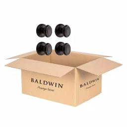 Baldwin Prestige Carnaby Venetian Bronze Passage Door Knob (4-Pack) thumbnail 3