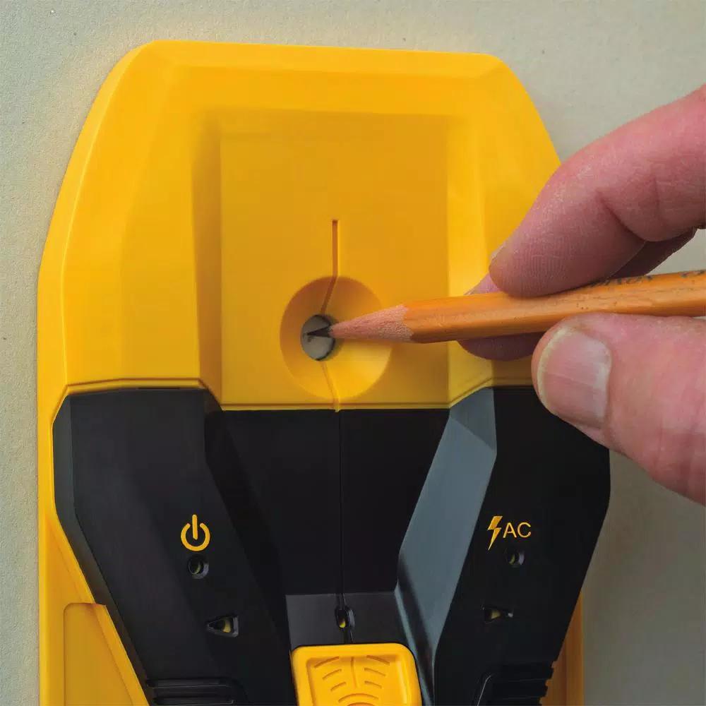 DEWALT Center Sensor Stud Finder with Metal and AC Wire Detection, 1.5 in. Depth