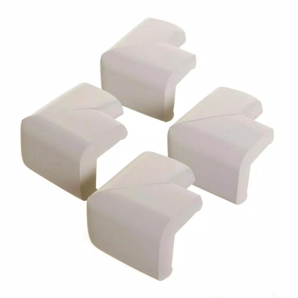 Dreambaby Foam Corner Protectors, Grey, 4-Pack