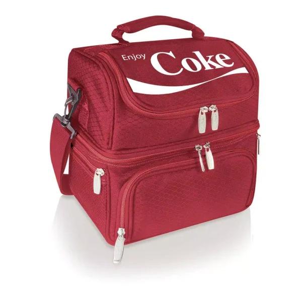 ONIVA Coca-Cola Pranzo 3 Qt. 8-Can Insulated Lunch Tote Cooler Bag with Utensils - Red