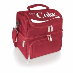 ONIVA Coca-Cola Pranzo 3 Qt. 8-Can Insulated Lunch Tote Cooler Bag with Utensils - Red thumbnail 1