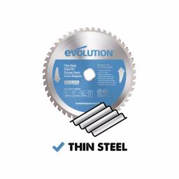Evolution Power Tools Evolution 9 in. 68-Teeth Carbide Metal Cutting Saw Blade for Thin Steel thumbnail 2