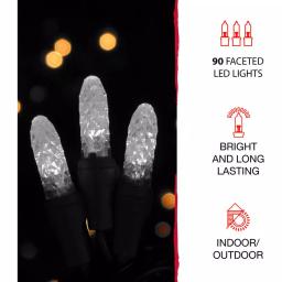 Haunted Hill Farm 48 in. x 40 in. Scary Ghost LED Halloween Indoor/Outdoor Light thumbnail 5