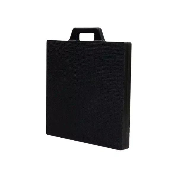 Buyers Products Company 18 in. x 18 in. x 2 in. Rubber Outrigger Pad for Heavy Equipment