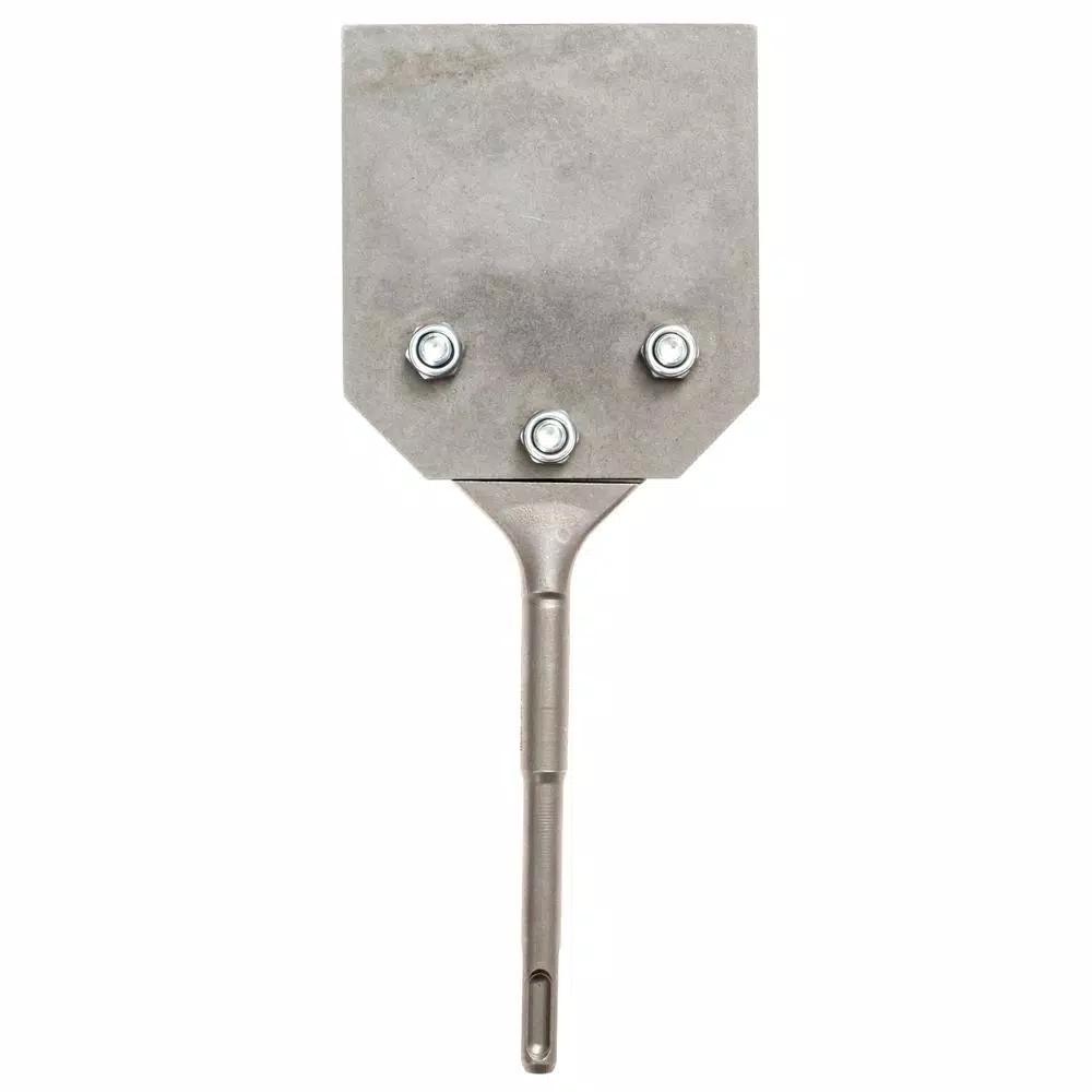 Thinset Removal Bit 4 in. SDS-Plus Floor Scraper Assembly for Thinset Removal