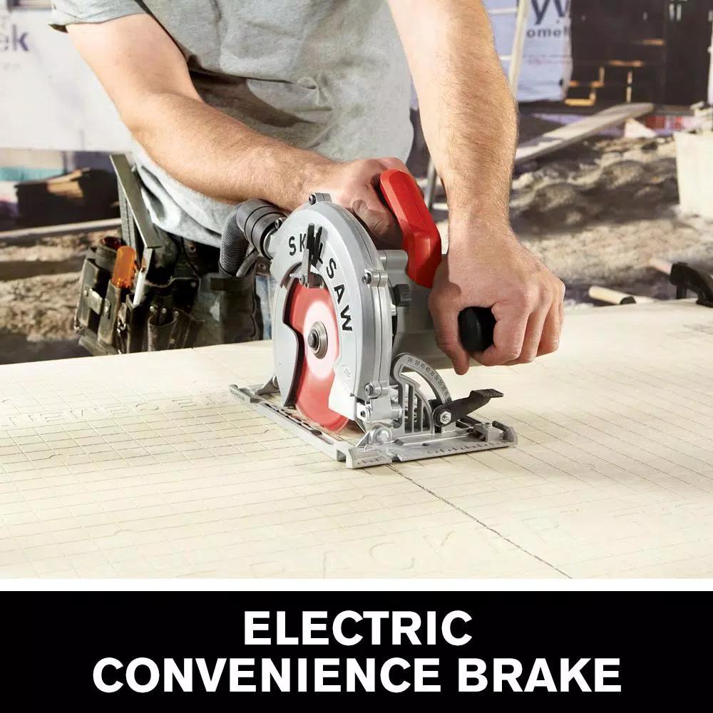 SKILSAW 7-1/4 in. 15 Amp Sidewinder Corded Circular Saw for Fiber Cement with Diablo Blade