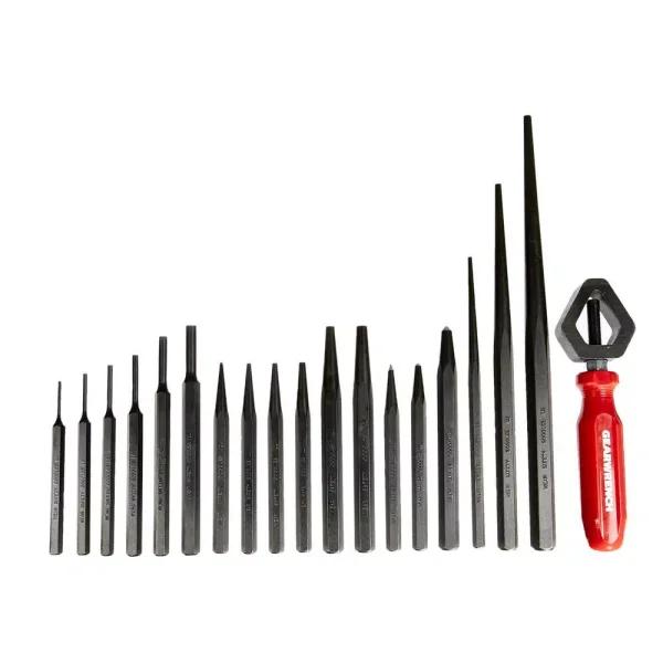GearWrench 19-Piece Mixed Punch Set with Tool Roll