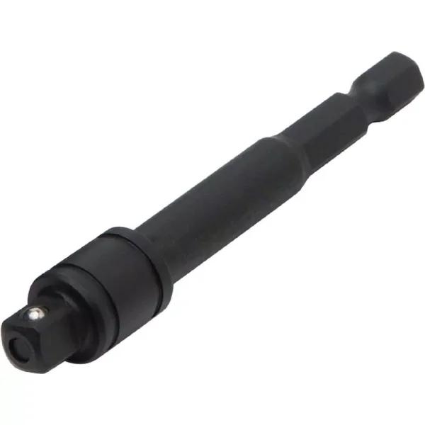 Unbranded 1/4 in. Drive Locking Socket Adapter, Black Oxide Steel