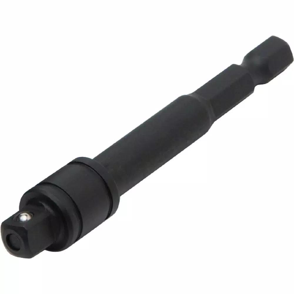 Unbranded 1/4 in. Drive Locking Socket Adapter, Black Oxide Steel