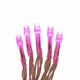 ALEKO 30-Light Pink LED Battery Operated String Lights, 10 ft. Flexible Wire thumbnail 3