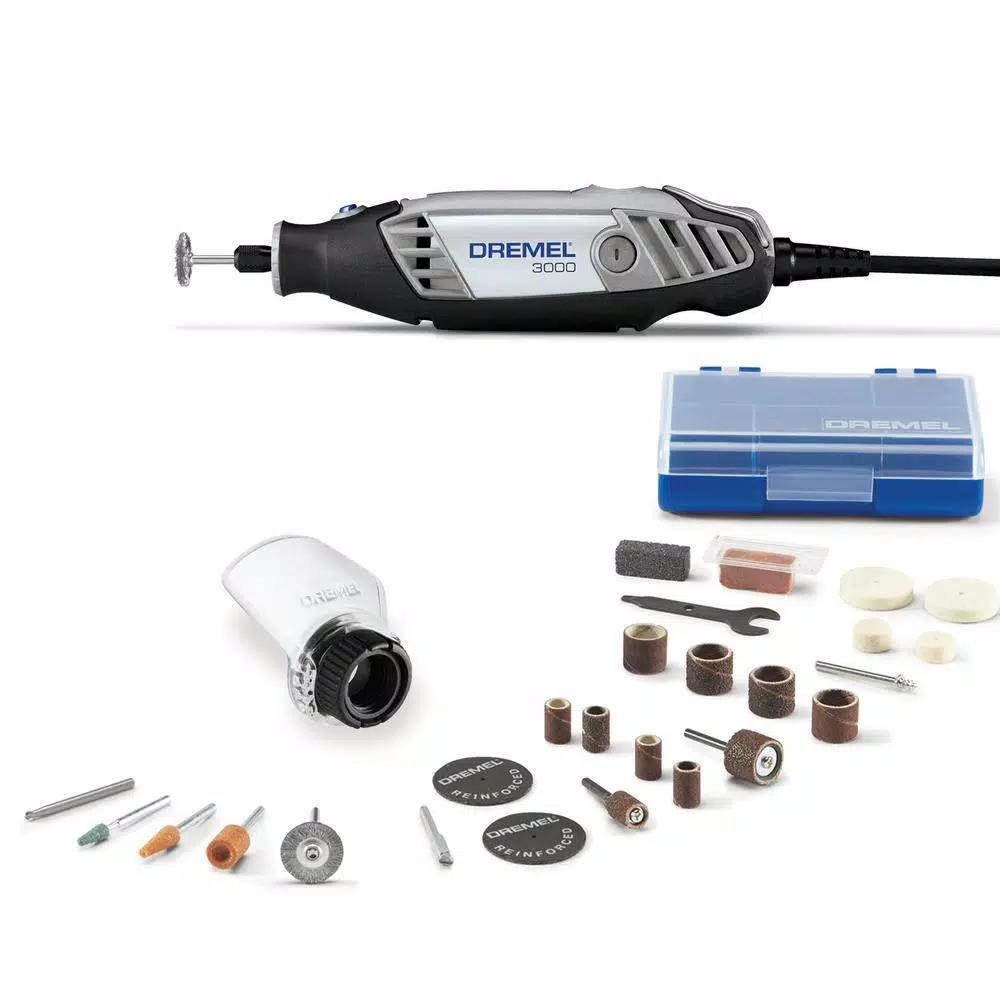 Dremel Rotary Tool Kit Bundle: 3000 Series Variable Speed & 200 Series Dual Speed Corded Tools