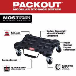 Milwaukee M18 FUEL Impact Wrench & 117-Pc Ratchet, Socket, and PACKOUT Modular Storage Combo Kit thumbnail 9