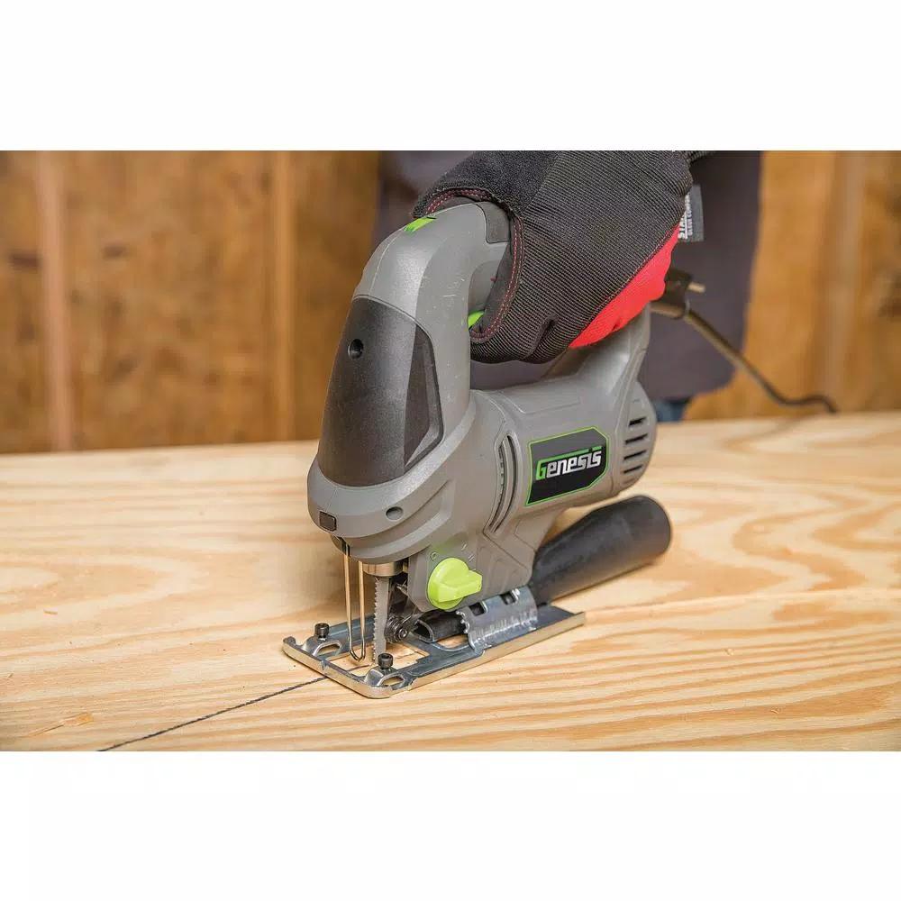 Genesis GJS500 5.0 Amp Variable Speed Jig Saw with 4-Position Orbital Action