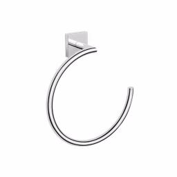 Nameeks Nice Hotel Wall Mounted Towel Ring - Polished Chrome Brass thumbnail 1