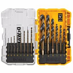 DEWALT 43-Piece Screwdriver and Black Oxide Drill Bit Set with Tough Case thumbnail 4