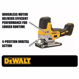 DEWALT 20V MAX XR Brushless Cordless Barrel Grip Jigsaw Kit with (2) 5.0Ah Batteries & Charger thumbnail 2
