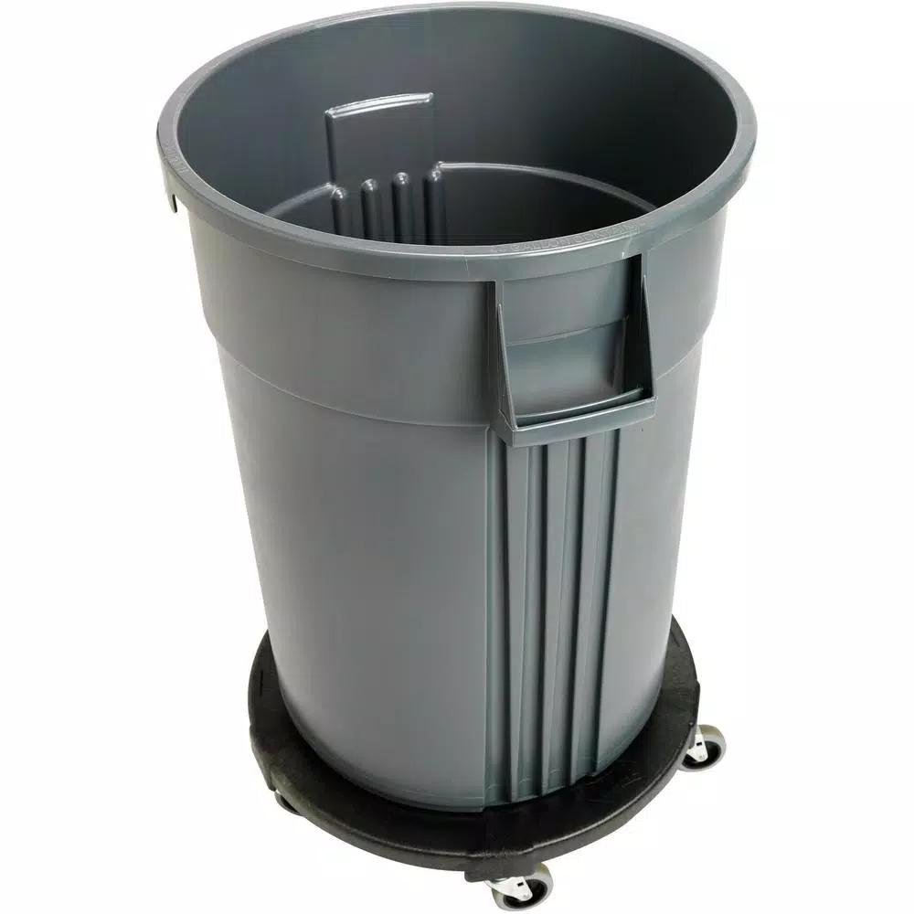 Genuine Joe Round Trash Can Dolly for 32 Gal. or 44 Gal. Receptacles