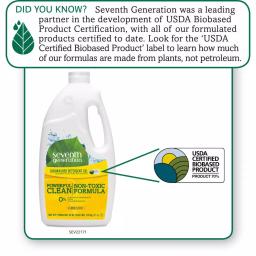 SEVENTH GENERATION Automatic Dishwasher Gel, Lemon Scent, Plant-Based & Nontoxic (42 oz., Case of 6) thumbnail 2