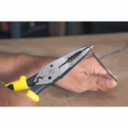 Klein Tools 8-3/8 in. All-Purpose Long Nose Pliers with Crimper and Wire Stripper thumbnail 7