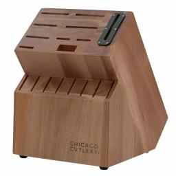 Chicago Cutlery Insignia 18-Piece High-Carbon Stainless Steel Knife Set with Acacia Wood Block thumbnail 2