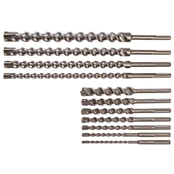 Kateya Carbide Tipped SDS MAX Masonry Drill Bit Set, 11-Piece