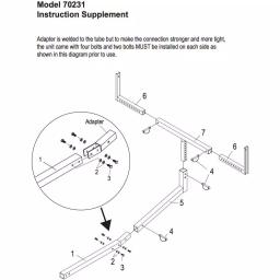 MaxxHaul 70231 Hitch Mount Truck Bed Extender for Ladders, Kayaks, and Lumber thumbnail 4