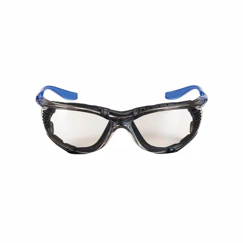3M Performance Eyewear Foam-Gasket Safety Glasses with Mirrored Anti-Fog Lenses (6-Pack)