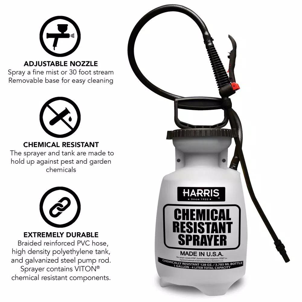 Harris 128 oz. Chemical Resistant Tank Sprayer, 1 Gallon Capacity
